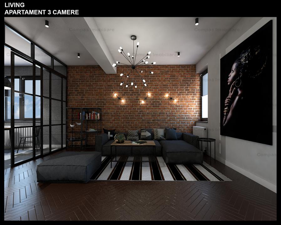 Apartament 3 camere nou strada Ozanei