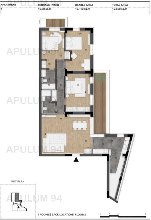 Apartament 4 camere 107mp | Licurg 2 | Cartierul Armenesc