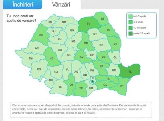 Romtelecom scoate la vanzare apartamente si spatii comerciale