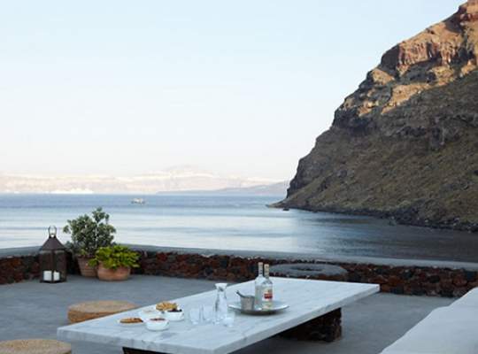 Casa de vis in Santorini