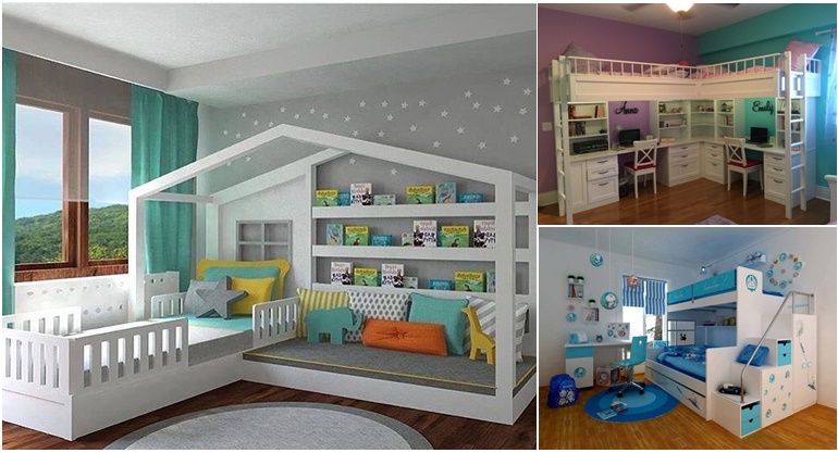 Galerie foto: Cele mai frumose dormitoare mici de copii