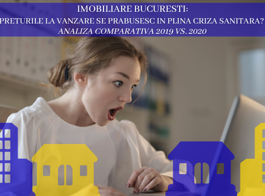 Imobiliare Bucuresti: Preturile la vanzare se prabusesc in plina criza sanitara? Analiza comparativa 2020 vs. 2019