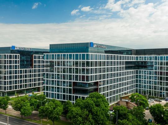 A doua fază a complexului de birouri AFI Tech Park a obținut precertificarea LEED Platinum